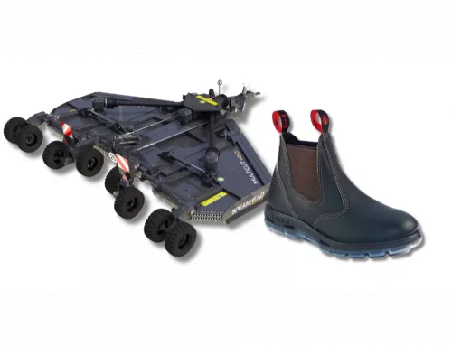 Buy Any Spearhead Mower and get a FREE Pair of Redback Boots!*
